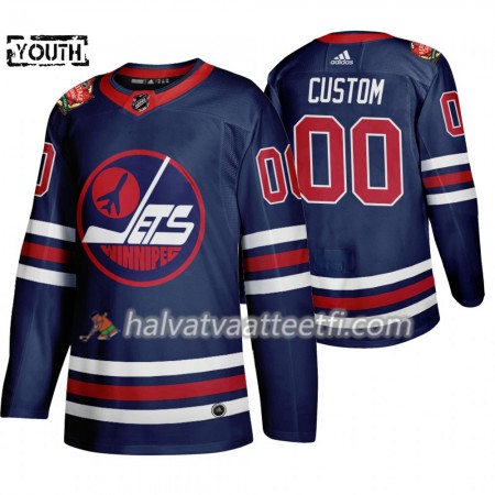 Lasten NHL Winnipeg Jets Pelipaita Custom Adidas 2019 Heritage Classic Navy Authentic Lasten NHL Winnipeg Jets Pelipaita Custom Adidas 2019 Heritage Classic Navy Authentic